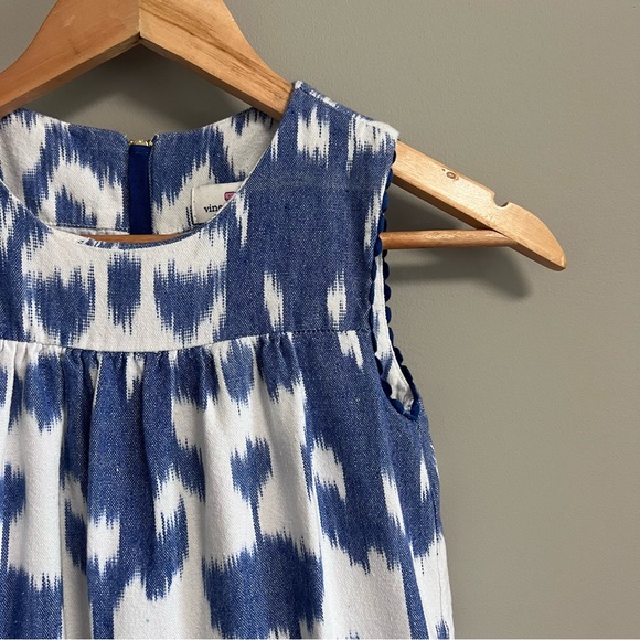 Vineyard Vines Bleached Denim Sleeveless Dress Size 8 - Picture 3 of 12
